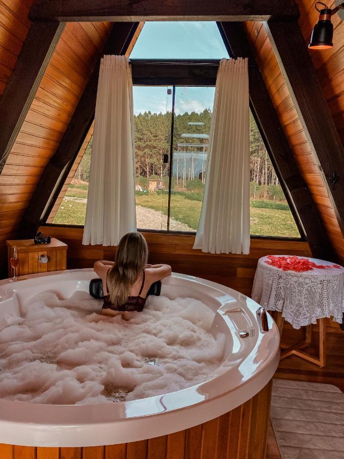 Cabanas Doce Recanto • Chalé com jacuzzi Bom Retiro  Exterior foto